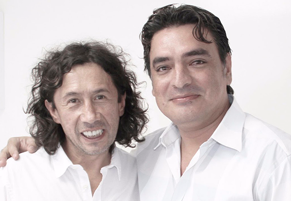Julio César Uribe con artistas y en eventos de la industria musical
