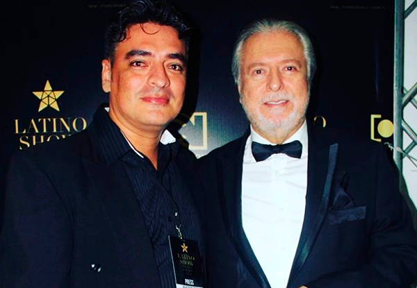 Julio César Uribe con artistas y en eventos de la industria musical