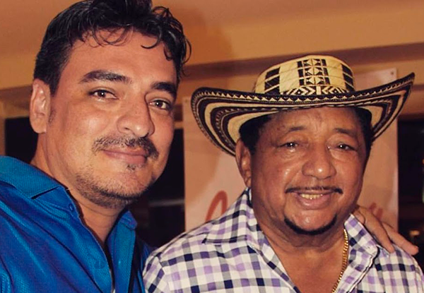 Julio César Uribe con artistas y en eventos de la industria musical